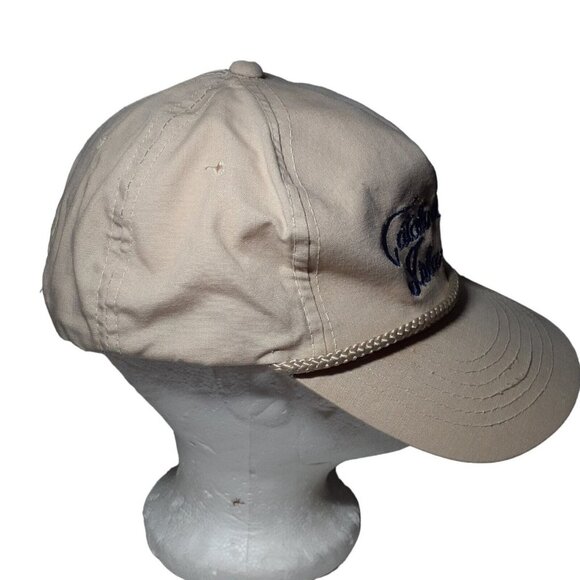 Catalina Island Travel Souvenir Embroidered Palm Tree Nautical Rope Hat (defect) - Picture 2 of 7